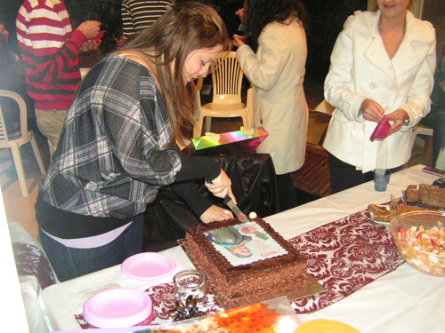 עיצוב הדפס עוגה - לתמר